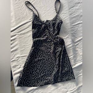 Missguided mini skater cami polka dot dress size US 2/XS